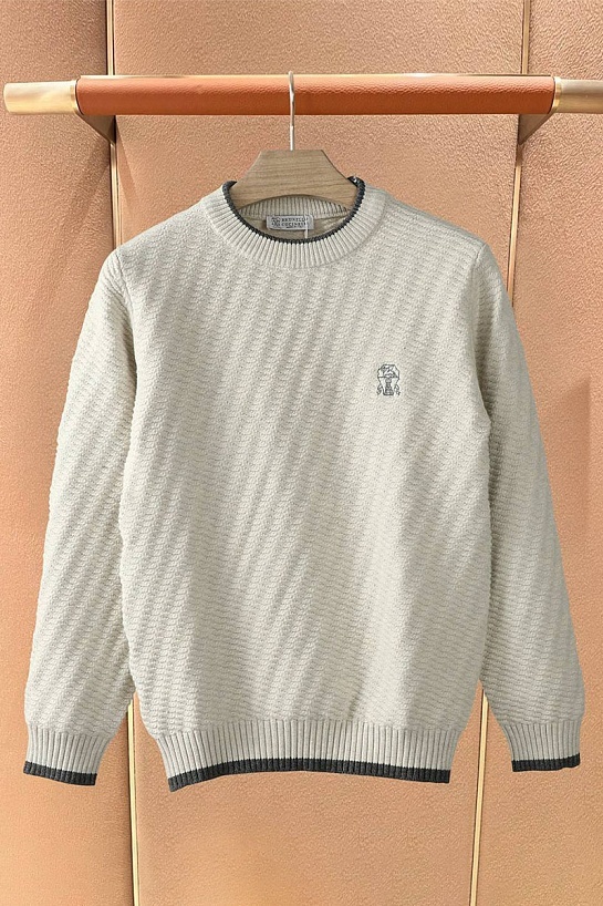 Мужской свитер Brunello Cucinelli premium - Beige