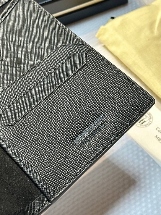 Кожаная обложка для паспорта Montblanc Premium 14x10 см