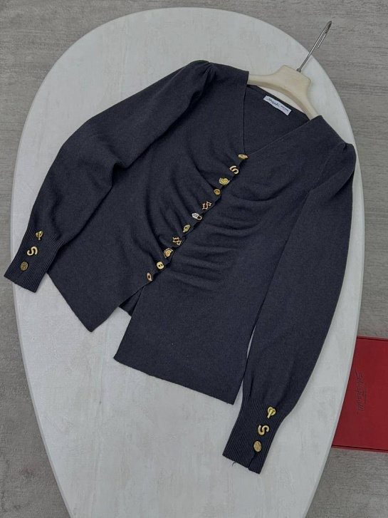 Женская кофта чёрного цвета Schiaparelli Premium