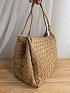 Замшевая сумка Bottega Veneta 35x24 см - Beige