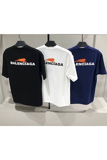 Белая оверсайз футболка Balenciaga Year of the Tiger   