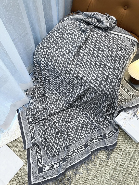 Шарф Dior Oblique Monogram premium 140x140 см
