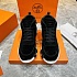 Кроссовки с мехом Hermes Bouncing high-top - Black / White