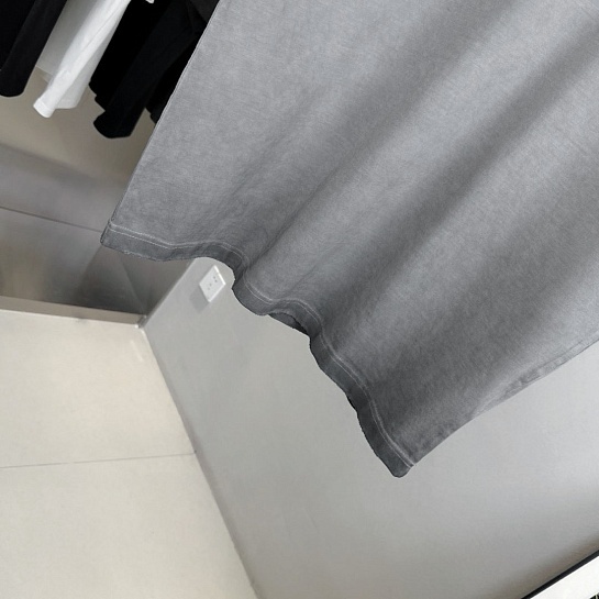 Серая оверсайз футболка Chrome Hearts Premium