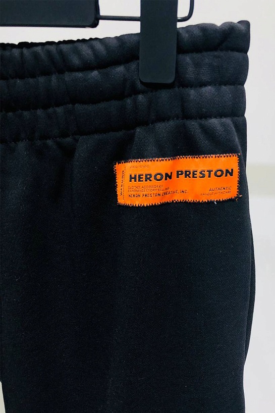 Мужские чёрные штаны Heron Preston "Стиль"