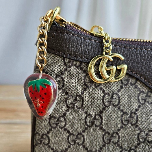 Кожаная сумка Gucci GG Ophidia 26x14 см   