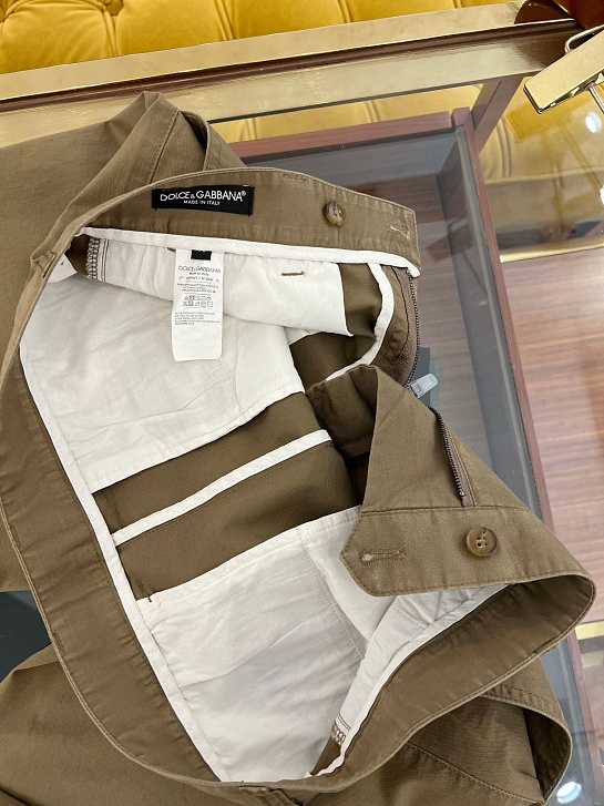 Мужские брюки Dolce & Gabbana Premium - Beige