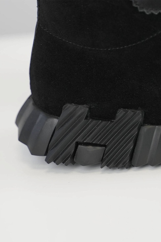 Кроссовки с мехом Hermes Bouncing high-top - Black