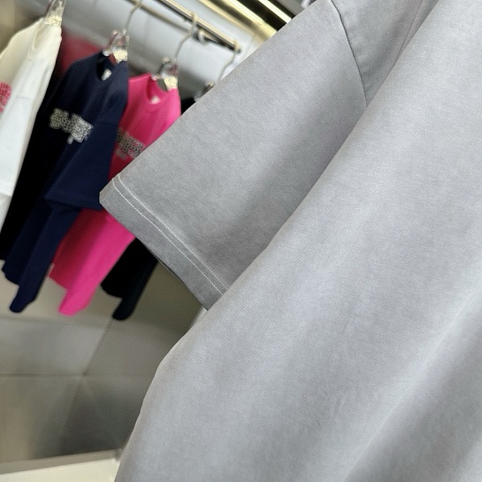 Бежевая оверсайз футболка Chrome Hearts Premium