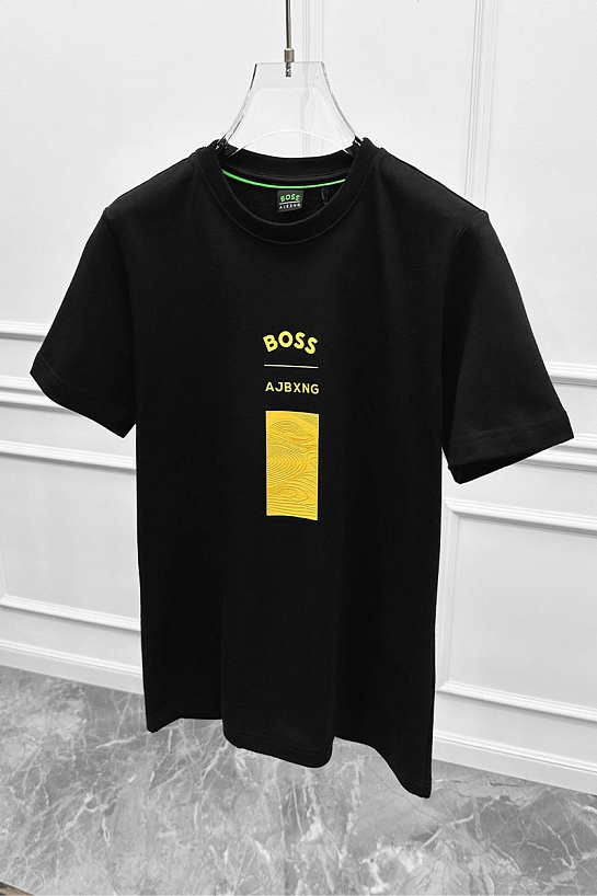 Чёрная футболка Hugo Boss x AJBXNG
