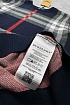 Мужская синяя кофта Burberry check pattern