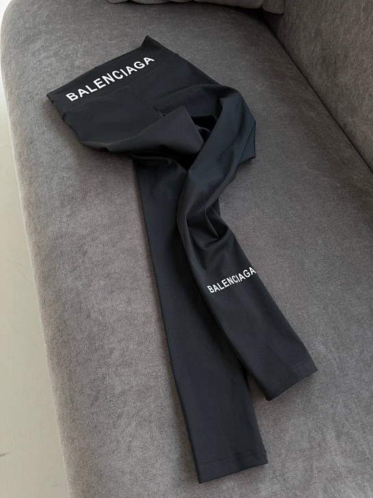 Женские черные леггинсы Balenciaga premium