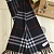 Шарф Burberry Check premium 168x30 см - Black