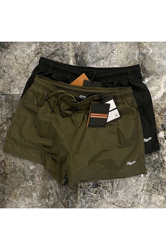 Мужские зелёные шорты Zegna