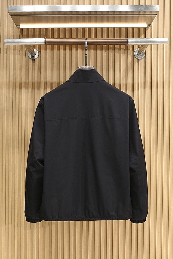 Мужская чёрная ветровка Zegna   
