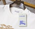 Мужская белая футболка Burberry Equestrian Knight
