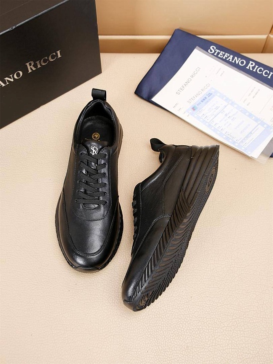 Мужские кожаные кроссовки Stefano Ricci
