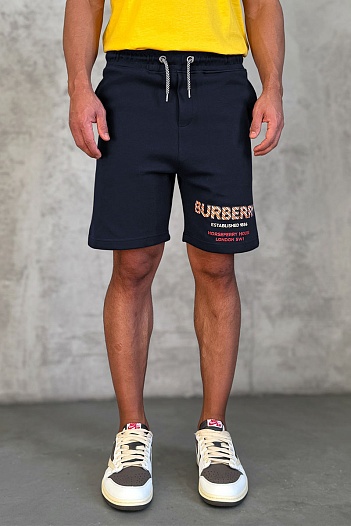 Мужские шорты Burberry Horseferry logo - Navy   