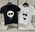 Женская белая футболка Karl Lagerfeld "Leo"