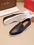 Мужские кожаные лоферы Loro Piana Summer Walk - Brown