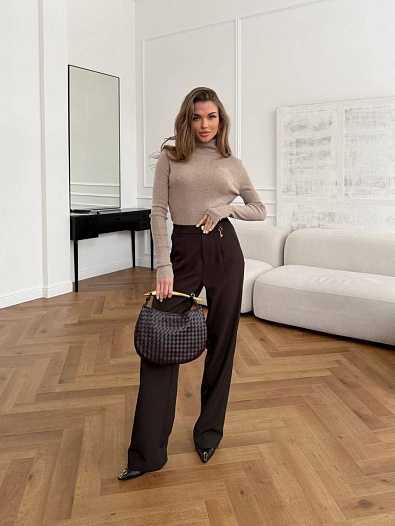 Женская водолазка Schiaparelli premium - Beige   