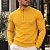 Мужской жёлтый джемпер Lacoste Zip Neck