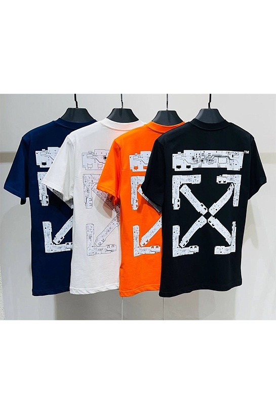 Чёрная футболка Off-White teenage engineering