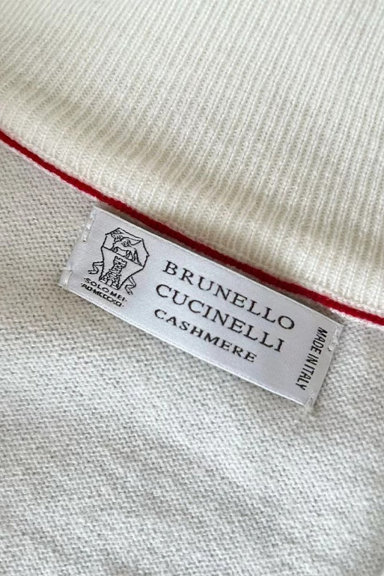 Кашемировый свитер Brunello Cucinelli Premium - White