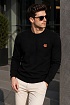Мужской чёрный джемпер Kenzo Tiger logo-patch
