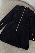 Женское платье-пиджак Balmain чёрного цвета