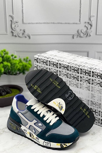 Замшевые кроссовки Premiata Mick - Green   