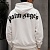 Белое оверсайз худи Palm Angels Classic logo-print