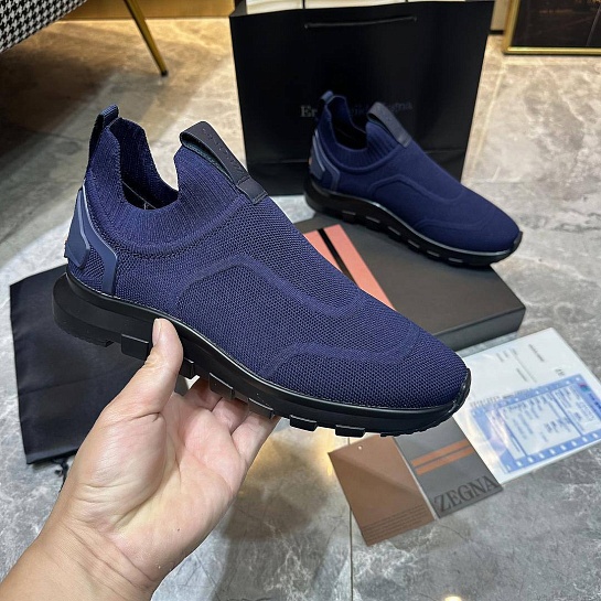 Мужские текстильные кроссовки Ermenegildo Zegna