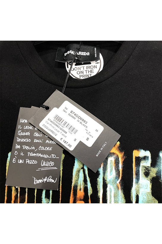 Мужская футболка Dsquared2 car-print - Black