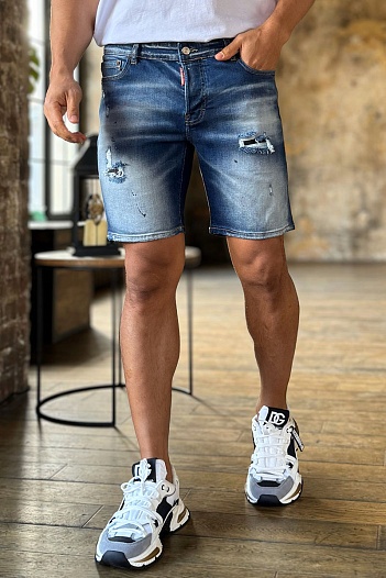 Мужские джинсовые шорты Dsquared2 Dean Caten   