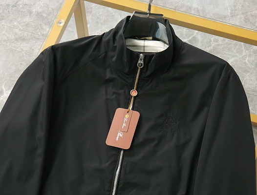 Мужская чёрная ветровка Loro Piana   