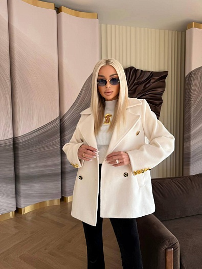 Женское пальто Schiaparelli Premium - White   