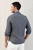 Льняная рубашка Brunello Cucinelli Premium - Grey