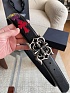 Кожаный ремень Chrome Hearts Cross Patch Cemetery premium
