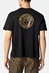 Чёрная футболка Collaboration Fendi x Versace Fendace Logo