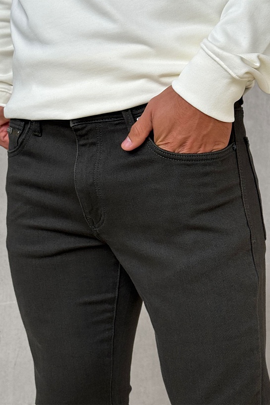 Мужские тёмно-серые джинсы Emporio Armani