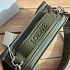 Кожаная сумка Loewe Mini Camera Crossbody 18x14 см - Green