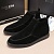 Замшевые лоферы с мехом Hugo Boss high-top - Black