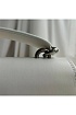 Кожаная сумка Love 25x18 см - White / Silver
