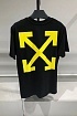 Чёрная оверсайз футболка Off-White Caravaggio Arrows