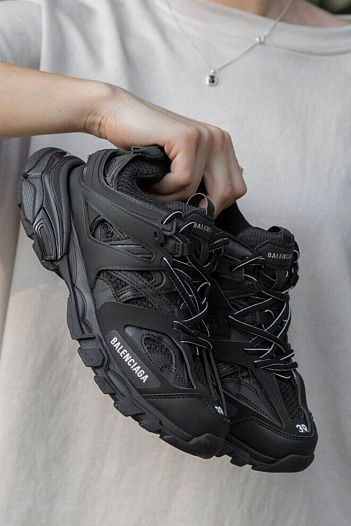 Мужские кроссовки Balenciaga Track Premium - Black   