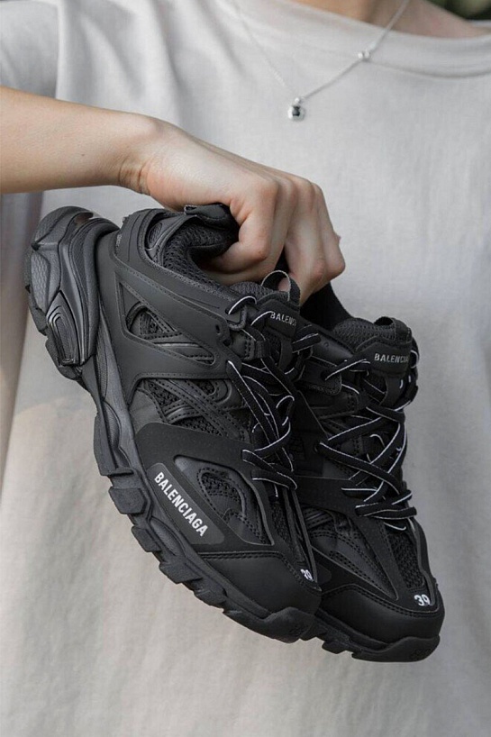 Мужские кроссовки Balenciaga Track Premium - Black