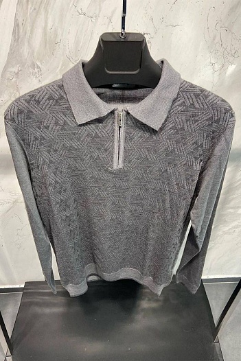 Классическая кофта Stefano Ricci серого цвета   