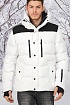 Утеплённая белая куртка Moncler Grenoble