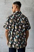 Мужская зелёная рубашка Dolce & Gabbana floral-print